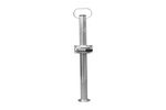 Béquille, support fixe avec collier UNITRAILER 150 kg, 48 mm, 600 mm