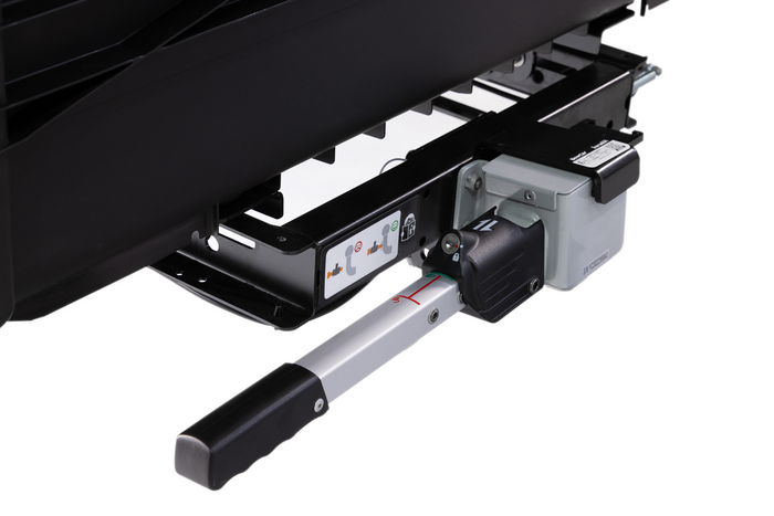 Coffre à bagages Towbox Alpha Urban Black - monté sur attelage