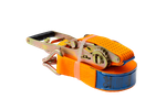 Courroie de transport orange UNITRAILER ERGO 12 m/50 mm/5 t avec tendeur