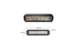 Feu d'avertissement LED KAMAR LW0032-ALR-1, 3 modes de clignotement