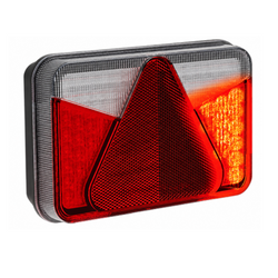 Feu arrière ASPÖCK MULTILED V à baïonnette 8 broches, 5 fonctions à gauche