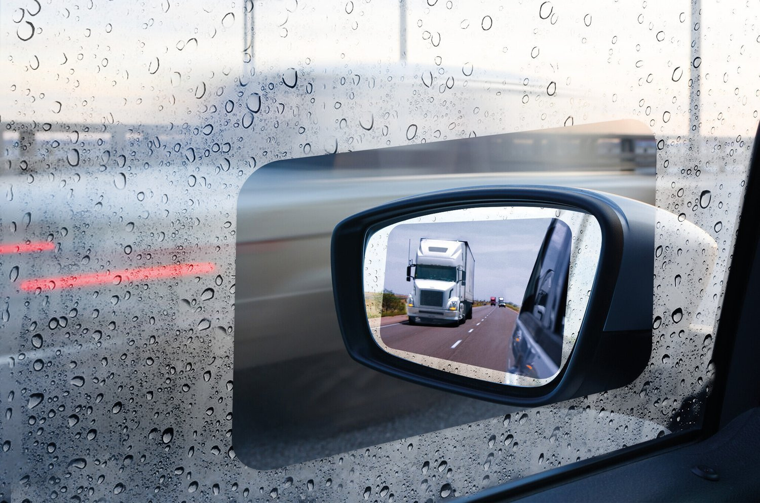 Film Anti-pluie Pour Rétroviseur – 4 Pièces, Anti-buée, Transparent HD | Pour Voiture, Camion, Moto