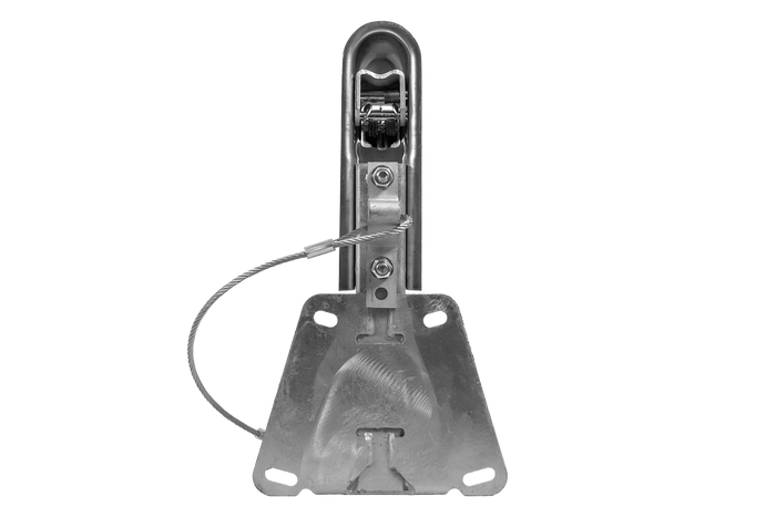 Attelage à boule KNOTT KQ14-A+KZE7.5 pour remorque de 1400 kg avec timon en V