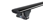 Barres de toit et pieds CRUZ Airo FIX Dark 128 - (2x) 925-715