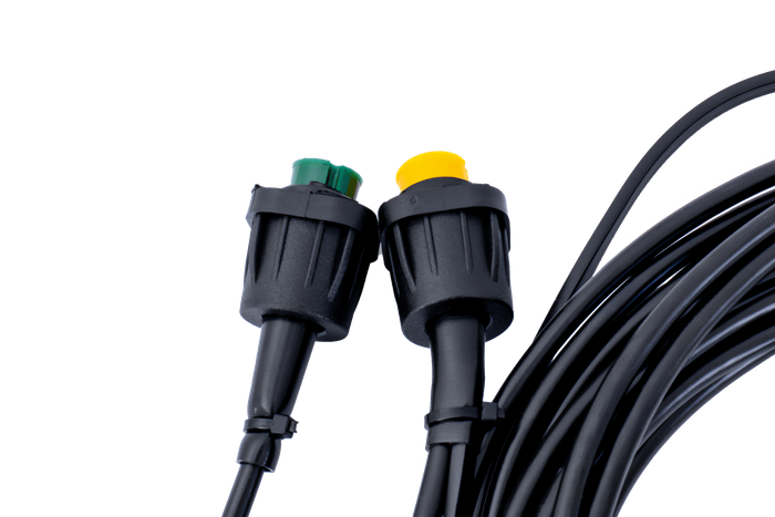 Faisceau électrique pour remorque MANTES 4,5 m FICHE 7 BROCHES BAÏONNETTE 2x5 BROCHES
