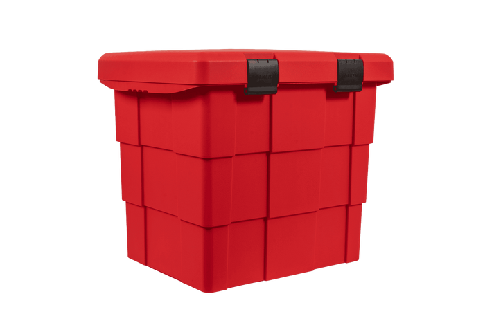 DAKEN 86014 PITBOX, conteneur pour matériaux en vrac (sable, sel de déneigement), dimensions : 655 x 570 x 520 mm, capacité : 108,5 l