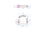 Cache de sécurité pour attelage à boule STEELPRESS 5,5 mm avec emplacement pour bouchon