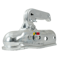 Attelage à boule STEELPRESS BC-3000.1D-00-00 pour remorque de 3 000 kg avec timon tubulaire de 50 mm