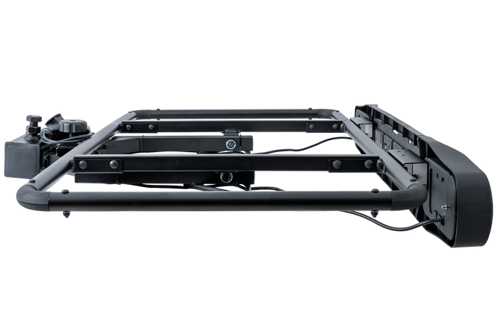 Plateforme de transport sur attelage Inter Pack Re-Cargo + adaptateur pour le transport de 3 vélos