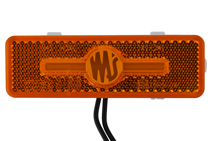 Feu de gabarit, position LED WAŚ W254 2033, orange, universel, avec support
