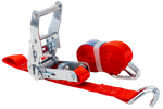 Courroie de transport rouge UNITRAIER 4 m/25 mm/1 t avec tendeur