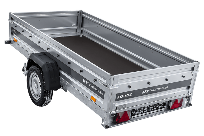 Remorque porte-voitures sur ressorts 264x125 UNITRAILER FORCE 264/R KIPP