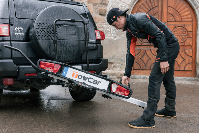 Towcar Balance - porte-moto/vélo sur attelage