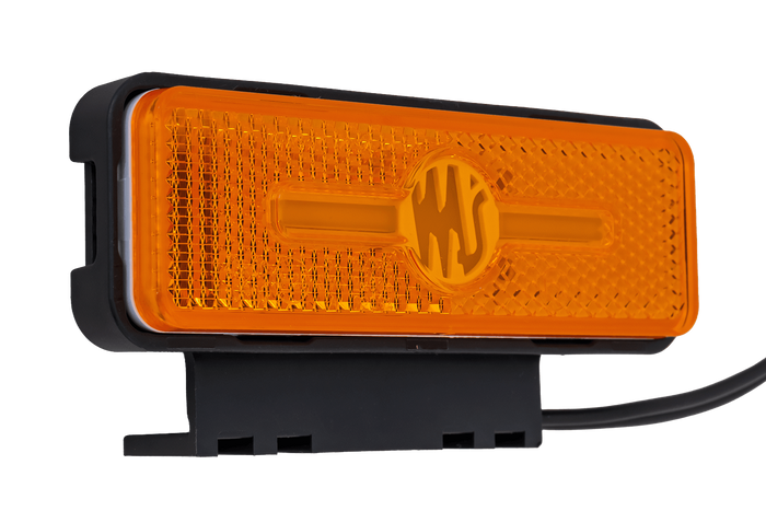 Feu de gabarit, position LED WAŚ W254 2033, orange, universel, avec support