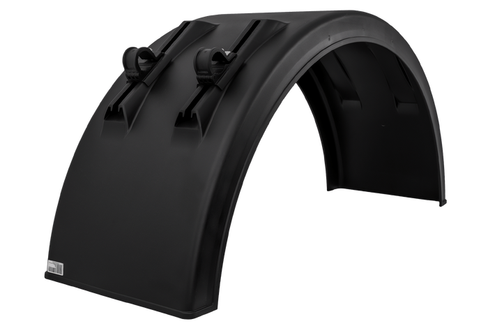 Garde-boue pour remorque 19,5-22,5" DOMAR DK2975 passage de roue 1250/430mm avec supports de montage