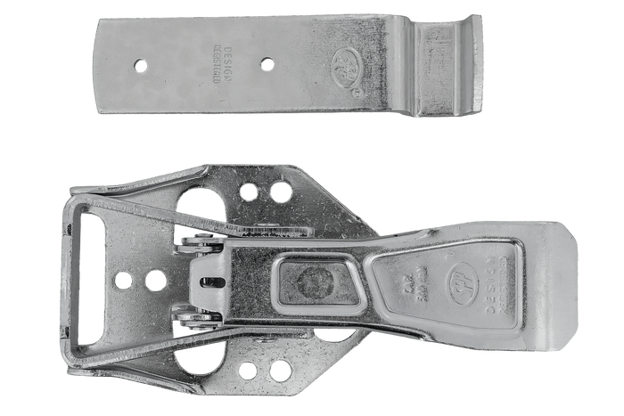 Attelage latéral avec fixation STEELPRESS ZB-04C+Z-01A pour fermeture latérale complète remorque