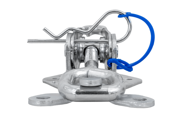 Attelage, charnière latérale avec fixation STEELPRESS ZB-15A+Z-15, fermeture excentrique complète du côté de la remorque