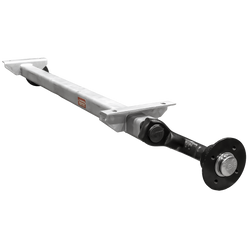 Essieu non freiné KNOTT VG7-L pour remorque 750 kg 1200 mm 1650 mm 4x100