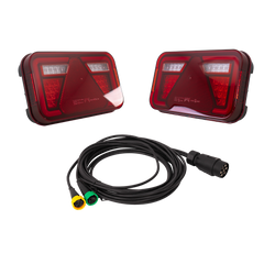 Feux arrière à LED ASPÖCK MULTILED IV + faisceau ASPÖCK 4,5 m 7 broches