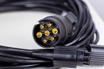 Feux arrière LED FRISTOM + faisceau MANTES 4m 7PIN