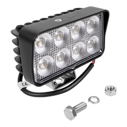 Lampe de travail rectangulaire, réflecteur LED TT TECHNOLOGY NOIR TT.13306, 32 LED, 2560 lm