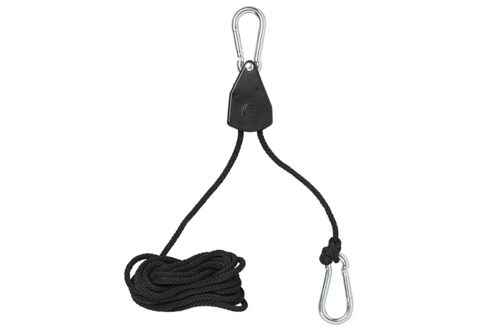 Lot de deux treuils à câble ProPlus 320054, palan à câble avec cliquet, 2,5 m, 68 kg