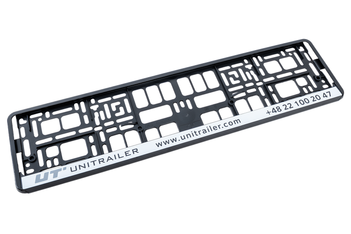 Cadre de plaque d'immatriculation UNITRAILER