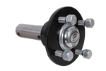 Moyeu avec axe et roulement pour essieu non freiné STEELPRESS, 4x100 750 kg, jeu d'écrou et de couvercle