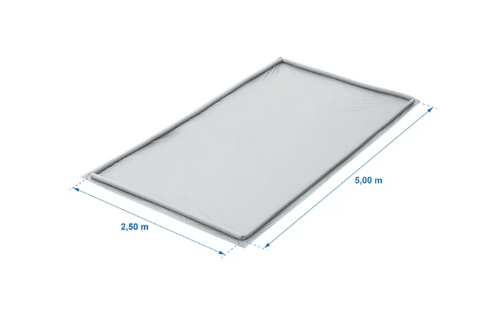 Tapis de sol imperméable ProPlus 751960V03 pour vestibule de tente, 2,5 x 4,5 m