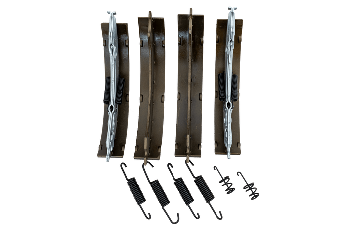 Garnitures, mâchoires de frein 250x40 pour essieux freinés KNOTT 25-2025 Backmat COMPLET