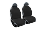 Ensemble de housses de siège auto LAMPA T-shirt noir, pour les sièges avant