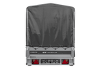 Remorque 264x125 UNITRAILER FORCE 264 KIPP avec châssis H-1100 et bâche grise