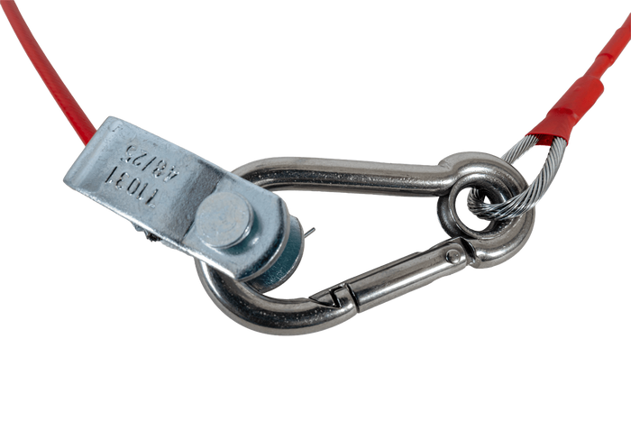 Câble de rupture, de sécurité d'urgence KNOTT avec mousqueton 1200 mm