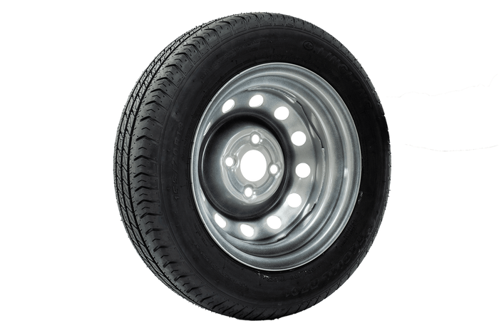 Jeu de deux roues pour remorques UNITRAILER / TEMARED / TRIGANO / LIDER / SOREL PNEUS LINGLONG 155/70 R13 75N JANTES UNITRAILER 4Jx13" 4x100 ET:30