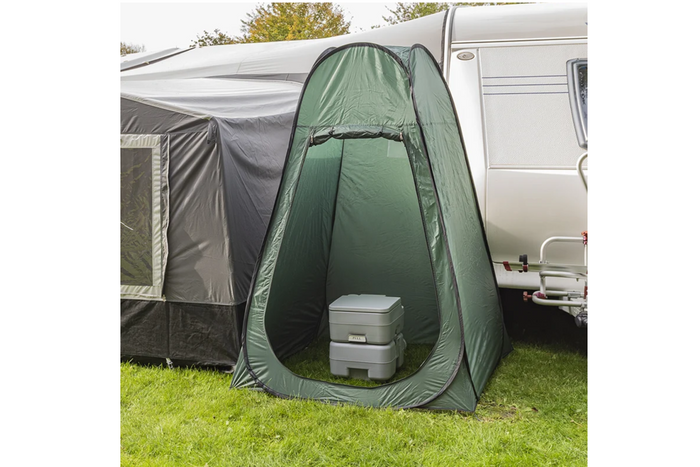 Toilettes de camping portables ProPlus 370415V01CR grises 10L/20L