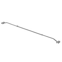 Support de bâche plate pour remorque ProPlus 340918V01 réglable de 152 à 220 cm