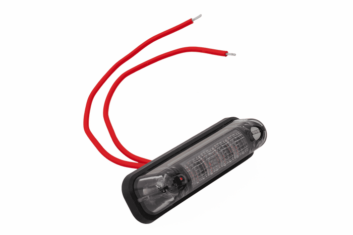 Feu de position, gabarit FRISTOM FT-081 LED DARK, rouge universel