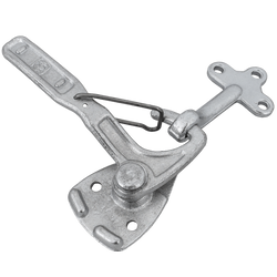 Attelage latéral gauche avec fixation WINTERHOFF WV 10-L + WVG 10-A, fermeture latérale complète remorque