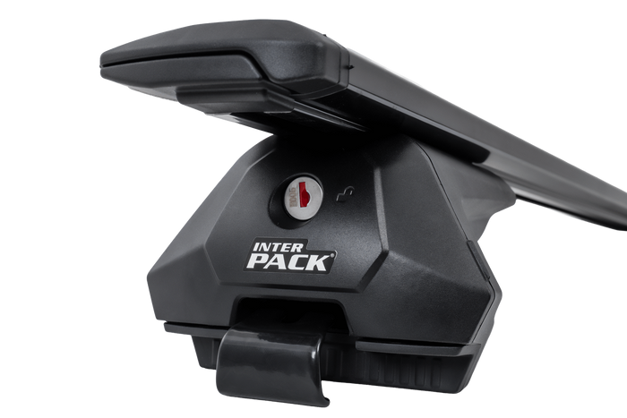 Barres, galerie de toit Inter Pack Virgo IR 120 (G2) avec rails intégrés (noir)