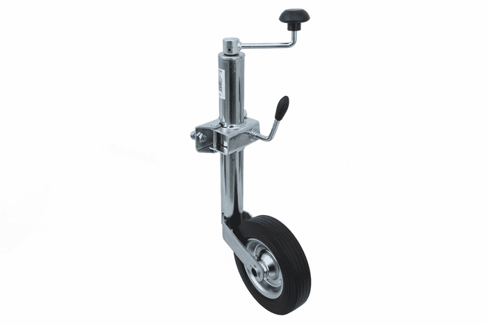 Roue jockey avec collier UNITRAILER 150 kg,48 mm, 505-730 mm