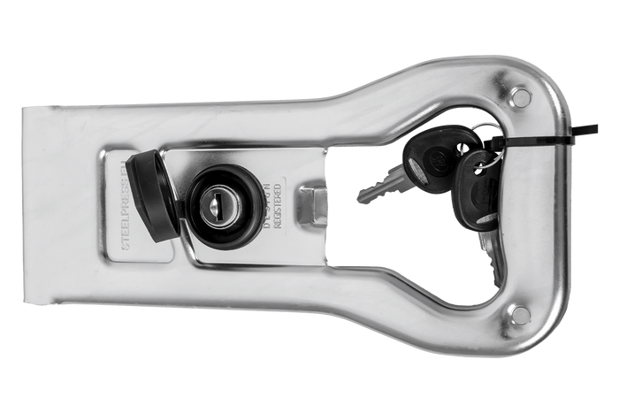 Boulon de verrouillage pour remorque porte-conteneurs STEELPRESS ZD-03 V.3, verrou de porte 3000 mm