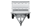 Remorque à un essieu sur ressorts 264x125 UNITRAILER FORCE 264/R KIPP avec côtés BIS, châssis H-0 et bâche grise