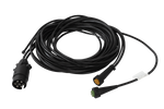 Faisceau électrique pour installation remorque, ASPÖCK 5 m, fiche 7 broches, baïonnettes 2x 5 broches