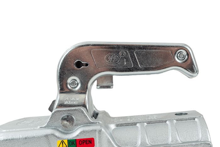 Attelage à boule STEELPRESS BC-3000C-00-00 pour remorque de 3000 kg avec timon tubulaire de 50 mm, en fonte