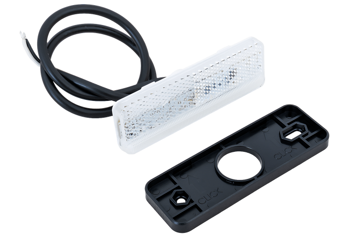 Feu de position, gabarit LED HORPOL LD 2434, universel, blanc, SLIM