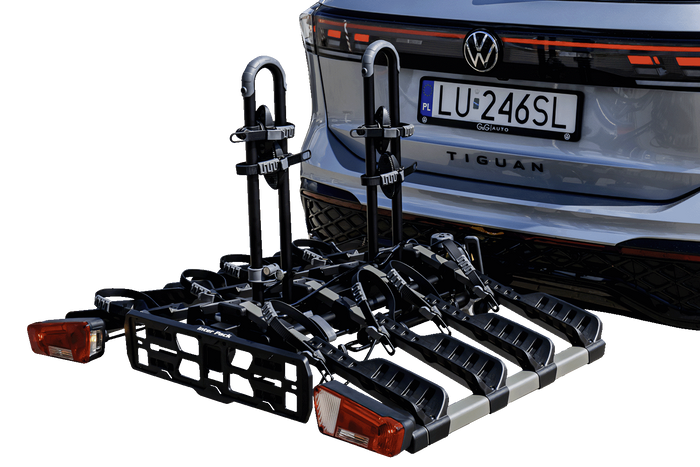 Porte-vélos Inter Pack New Spider 4 pour 4 vélos, compatible avec les barres de remorquage
