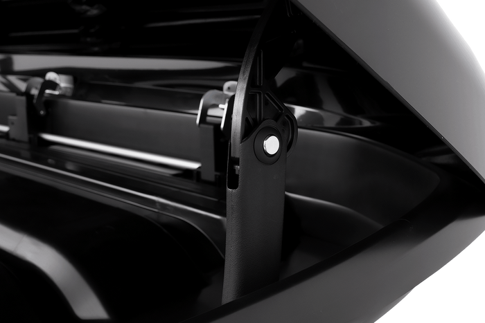 Coffre de toit Inter Pack Skugga L 660, noir brillant