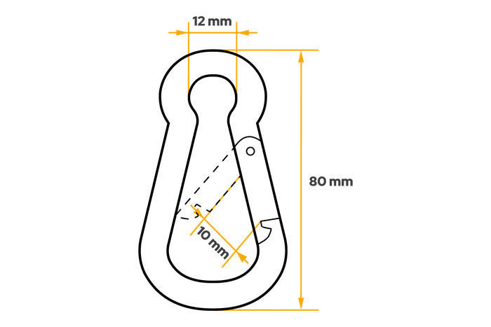  Mousqueton pompier  DROMET KSO.8.80, 8x80mm