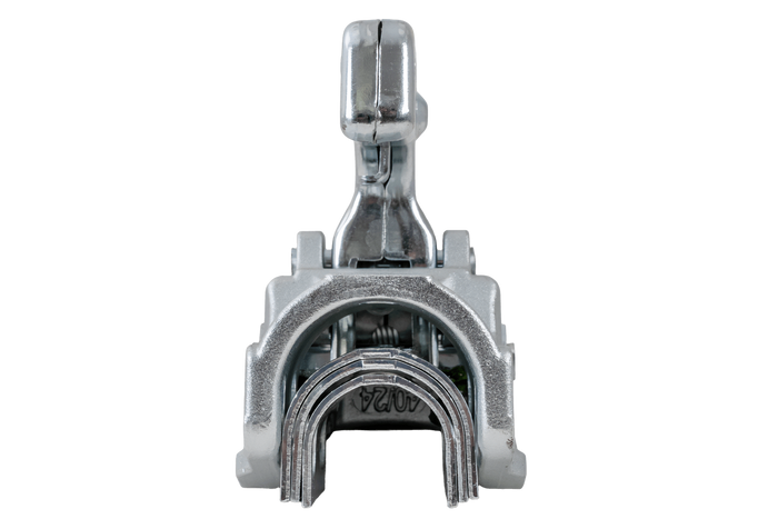 Attelage à boule STEELPRESS BC-3000C-00-00+Z2 pour remorque de 3000 kg avec timon tubulaire de 35 à 50 mm, en fonte