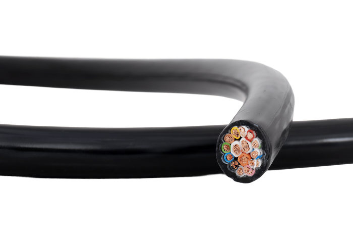 Câble électrique HYBSZ QLY-S 12x1,5+3x2,5 à quinze conducteurs - 1 m